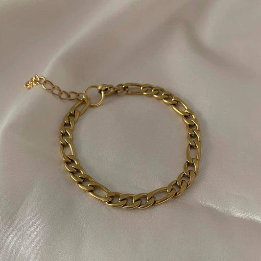 Figaro Thick Chain Bracelet