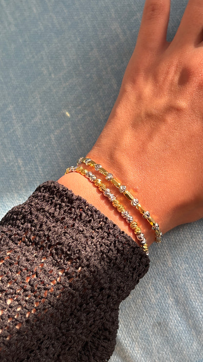 Gilded Beads Bracelet