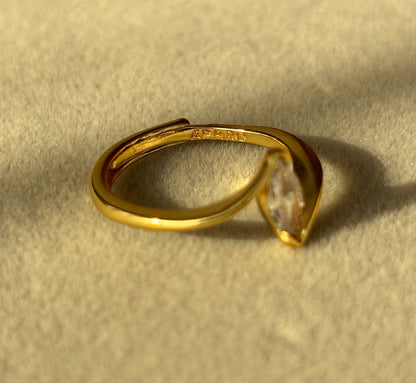 Marquis Gold Ring
