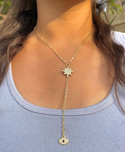 Evil Eye Star Necklace