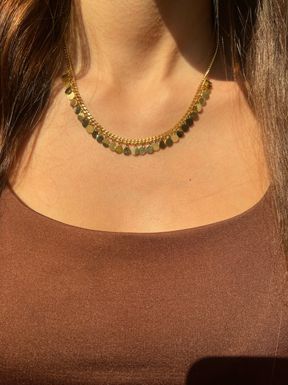 Disc Chain Necklace