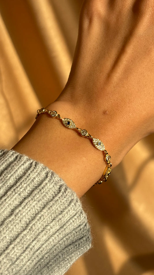 Evil eye bracelet