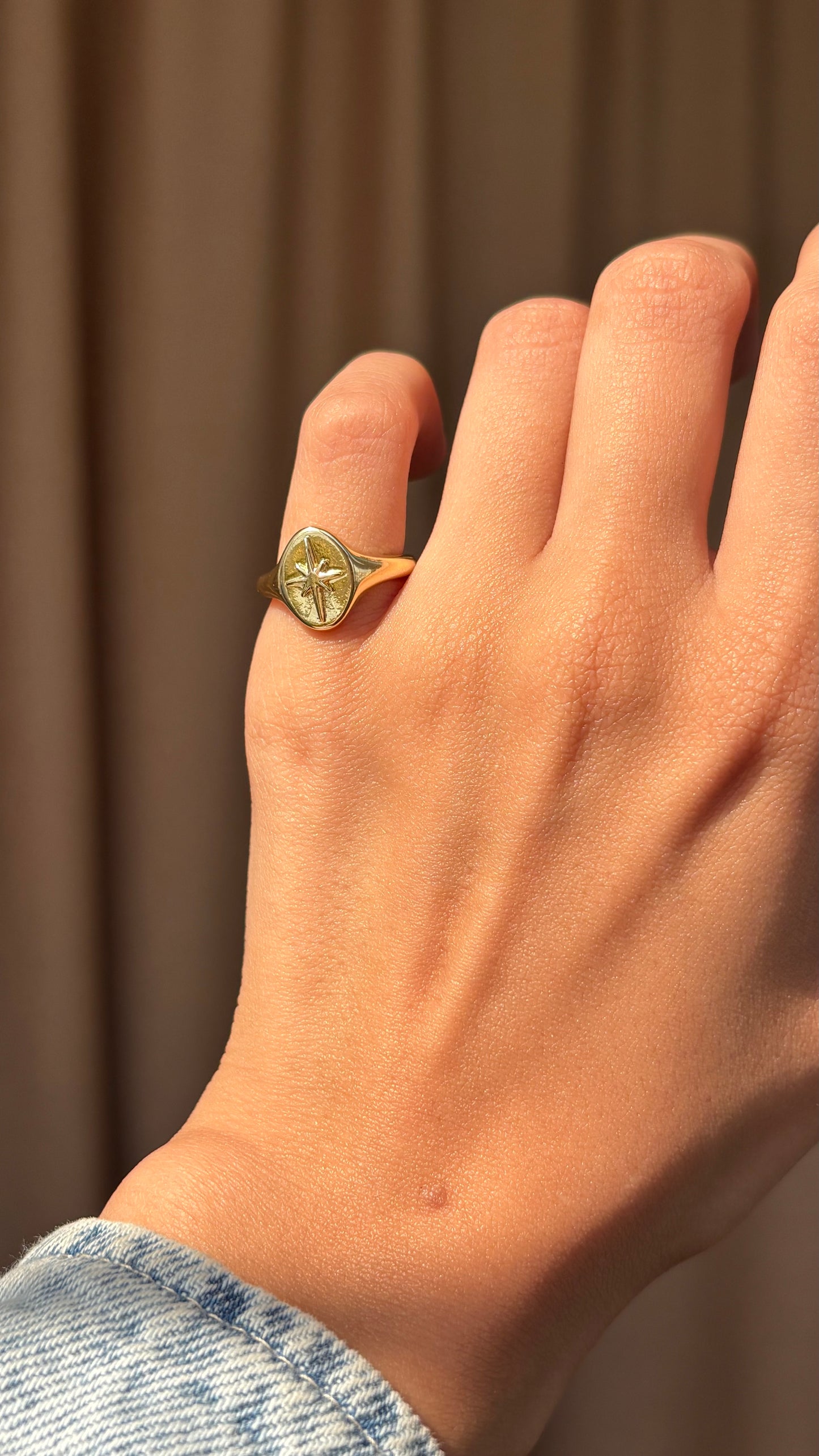Celeste Pinky Ring
