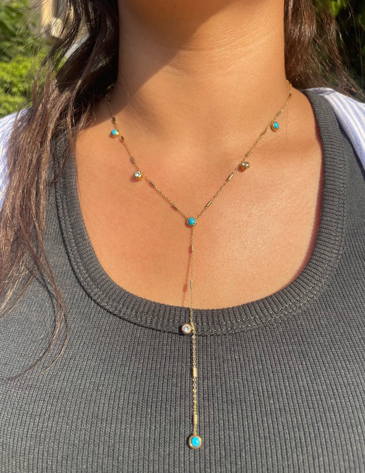 Blues V Necklace