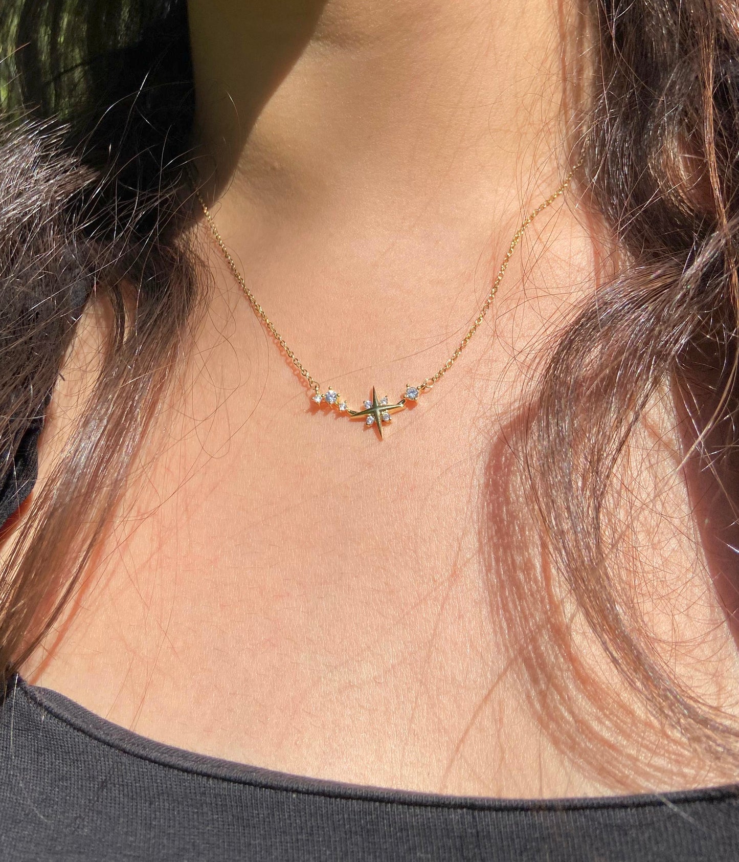 Mini Stars Gold Necklace