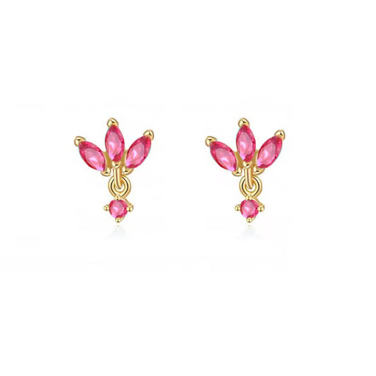 Ruby Flower Piercing