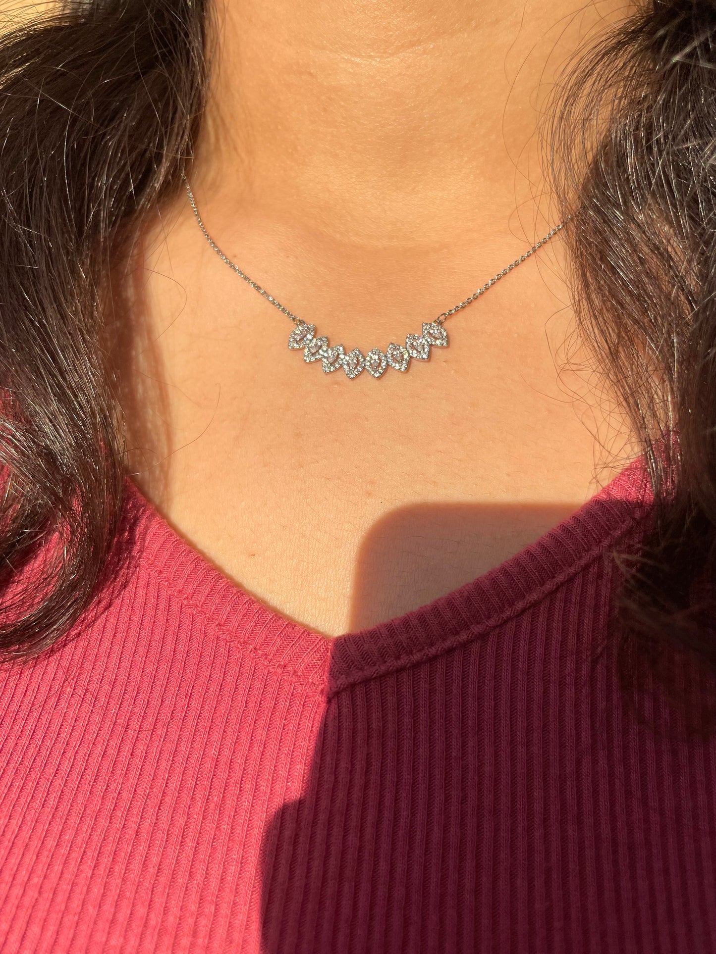 Calla Silver Necklace