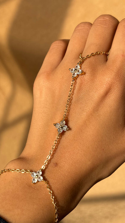 Mini Floral Hand Chain
