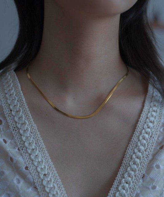 Serpent Necklace Gold