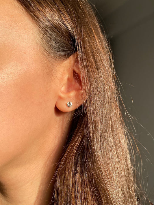 Silver Studs Earrings