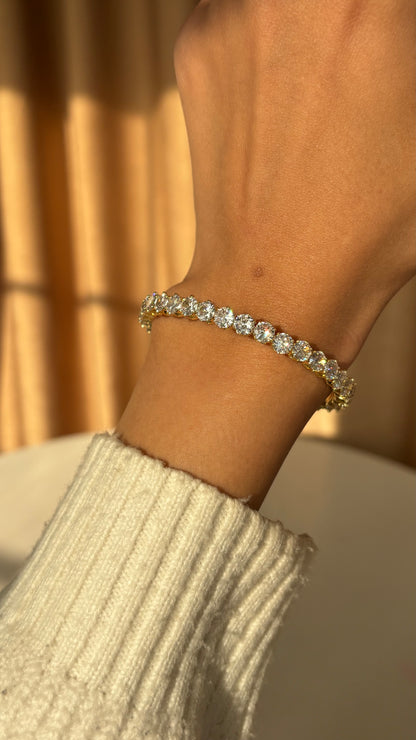 Round Tennis Bangle