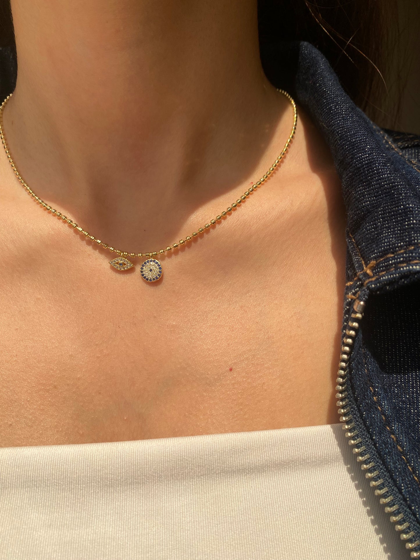 Golden Gaze Necklace