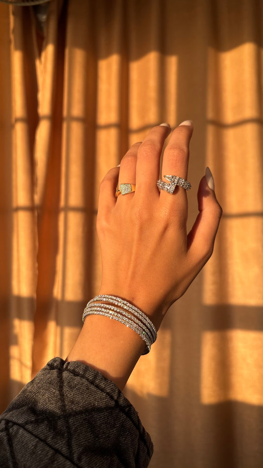 Elastic Tennis Bangle