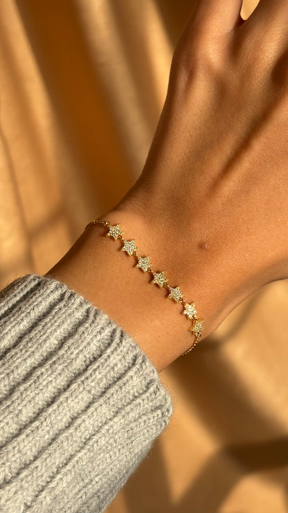 Star Lariat Bracelet