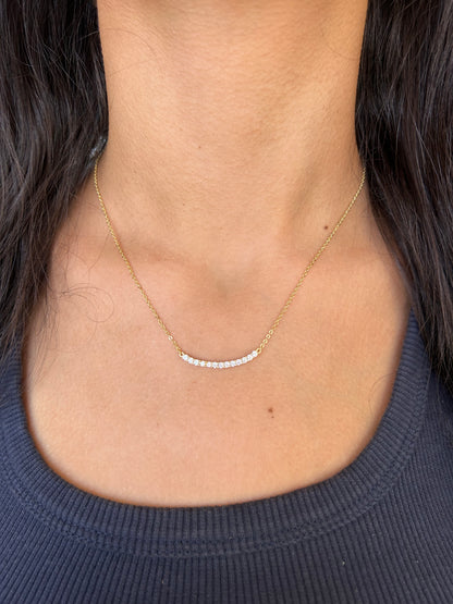 Vionne Gold Tennis Necklace