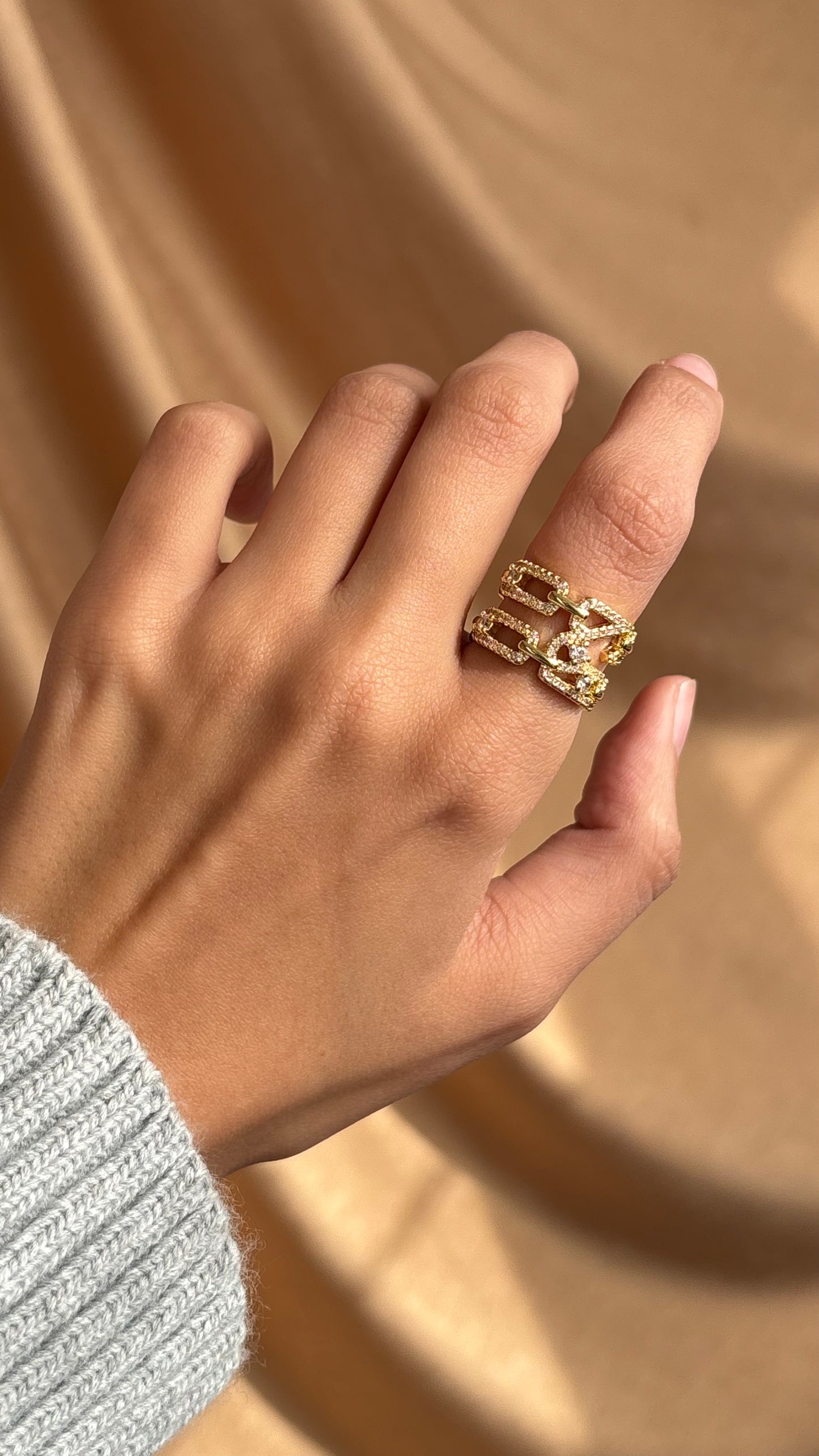 Chain Stack Ring