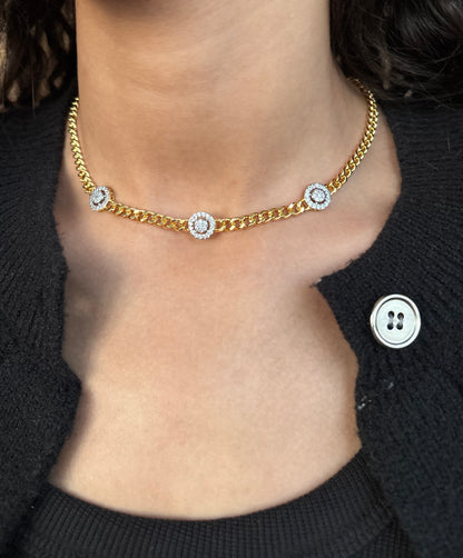 Round Diamond Choker