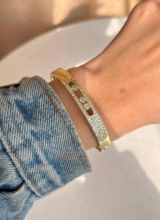 Move Gold Bangle