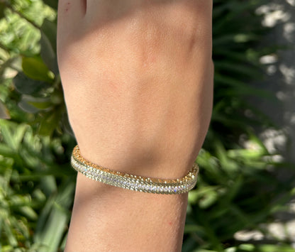 Square Baguette Bangle