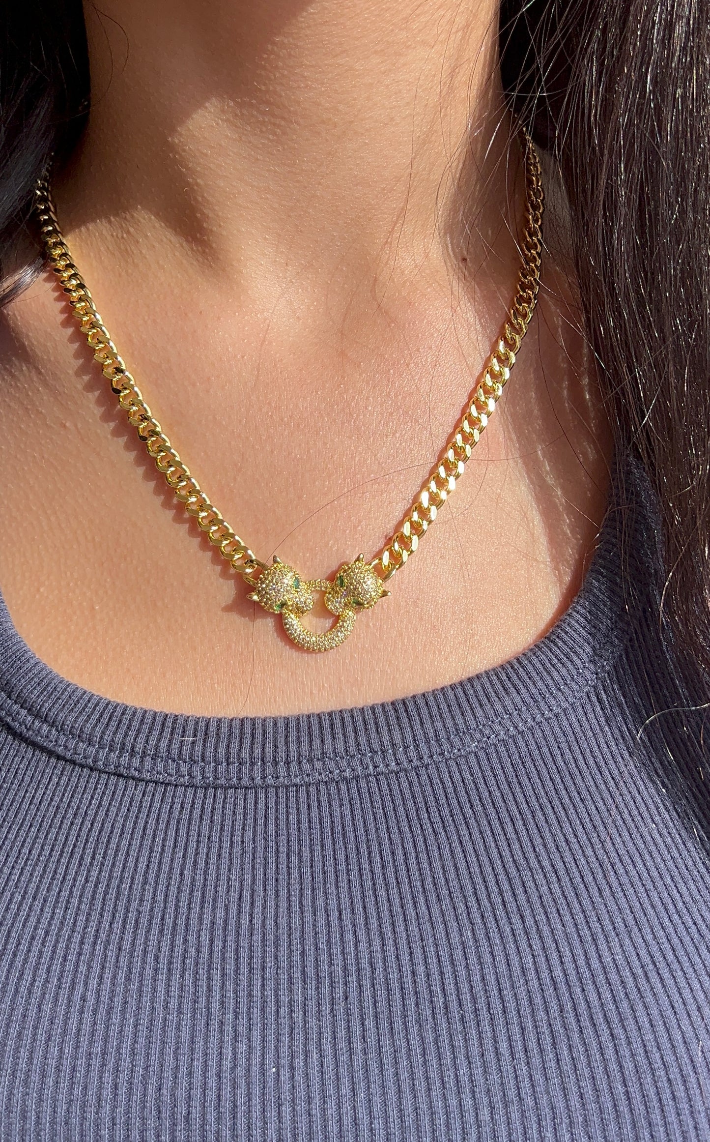 Snake Gold Necklace