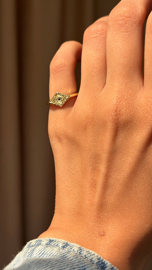 Evil eye Pinky Ring