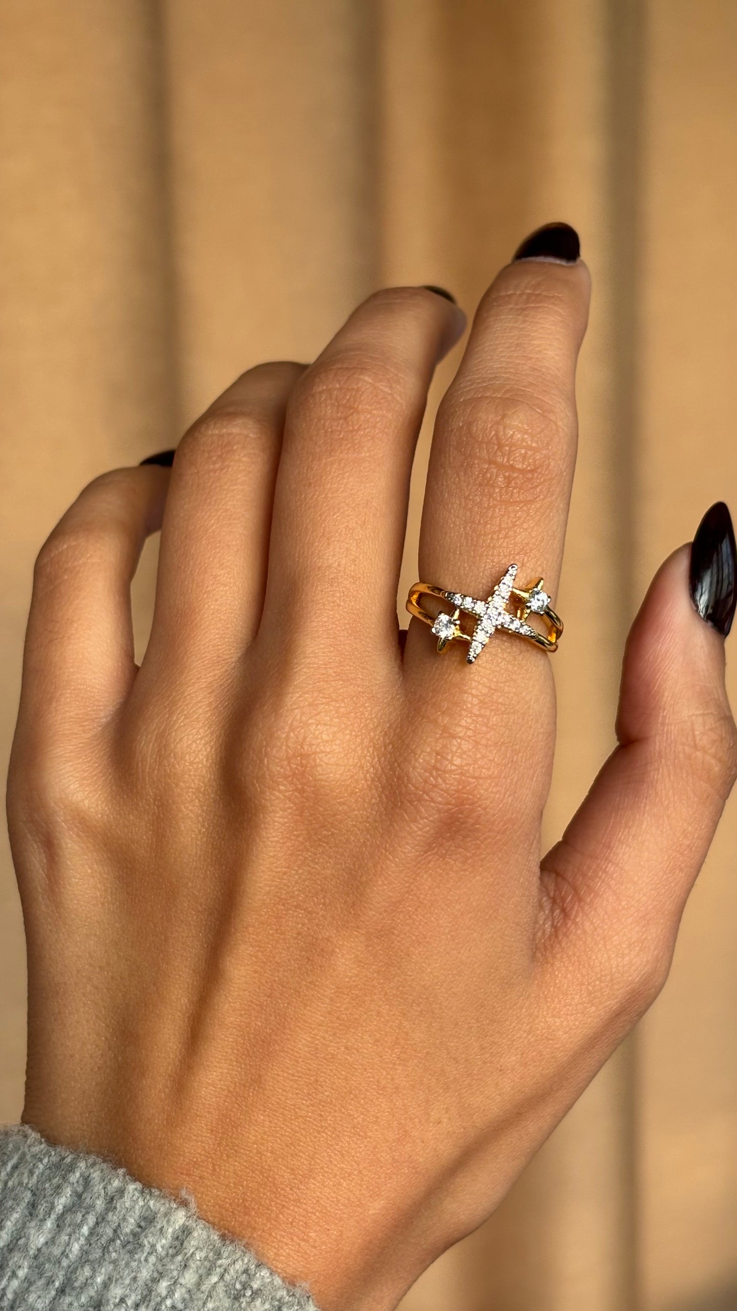 Stars Gold Ring