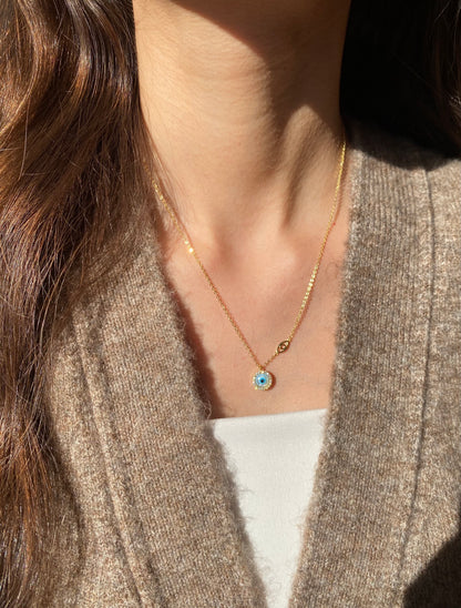 Single Evil Eye Necklace