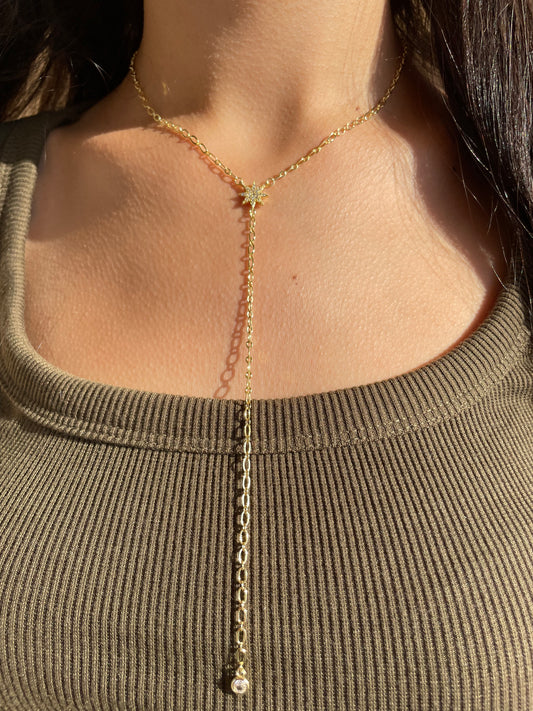 Star Drop Necklace