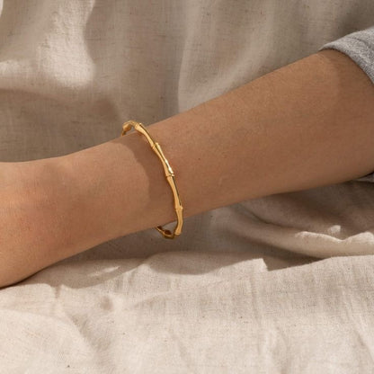 Bamboo Cuff Bangle