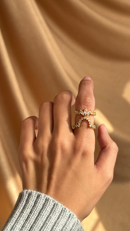 Crystal Stack Ring