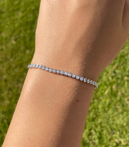 Round Adjustable Tennis Bracelet