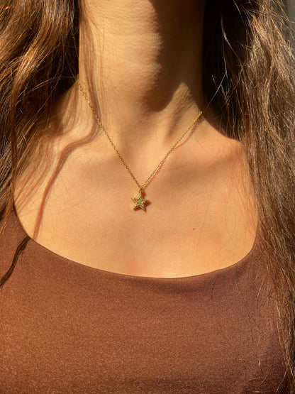 Golden Star Necklace