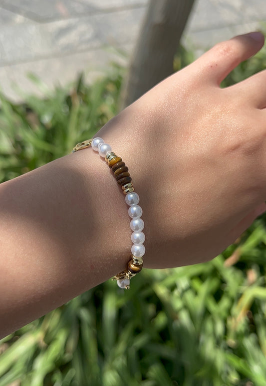 Natural Brown Tiger Eye Stone bracelet