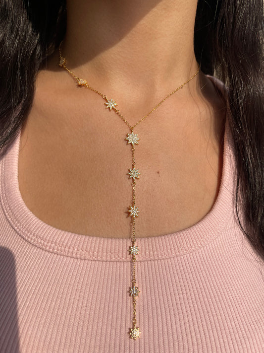 Stars Drop Necklace