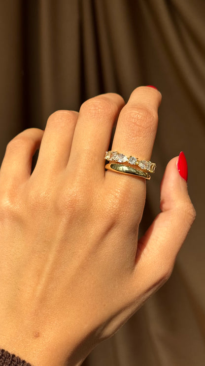 Icon Stacked Ring