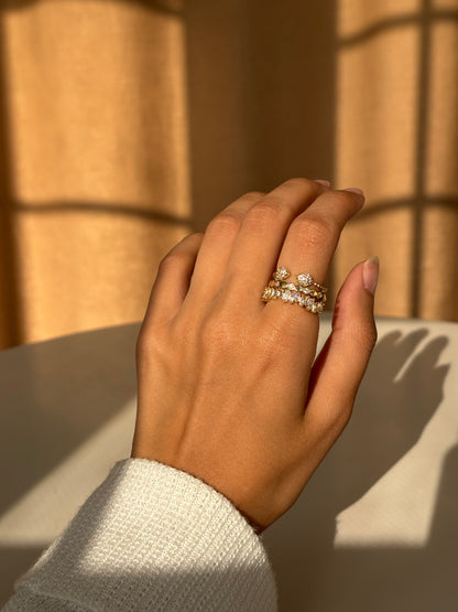 Baguette Layered Ring