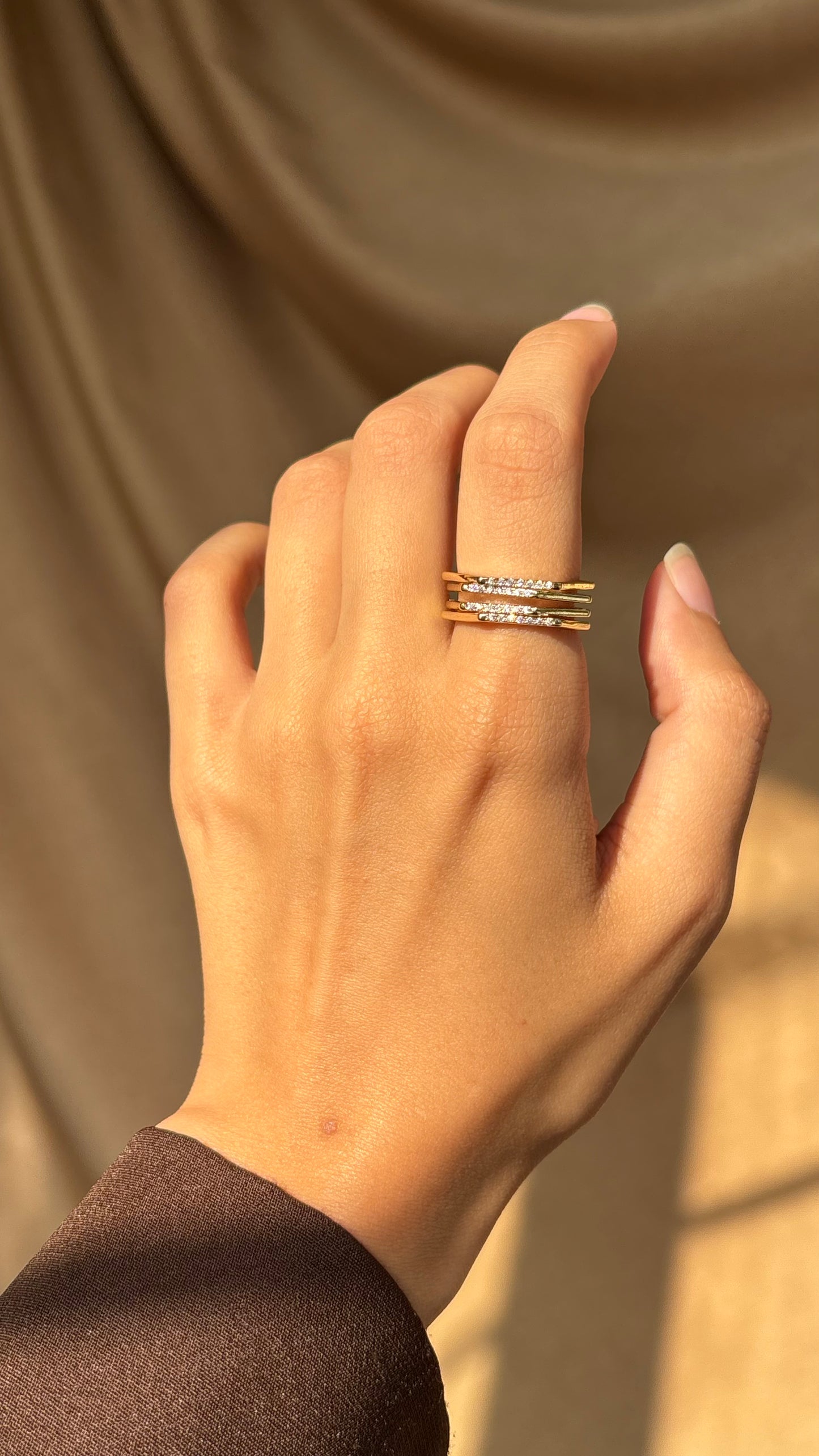 Rue gold Ring