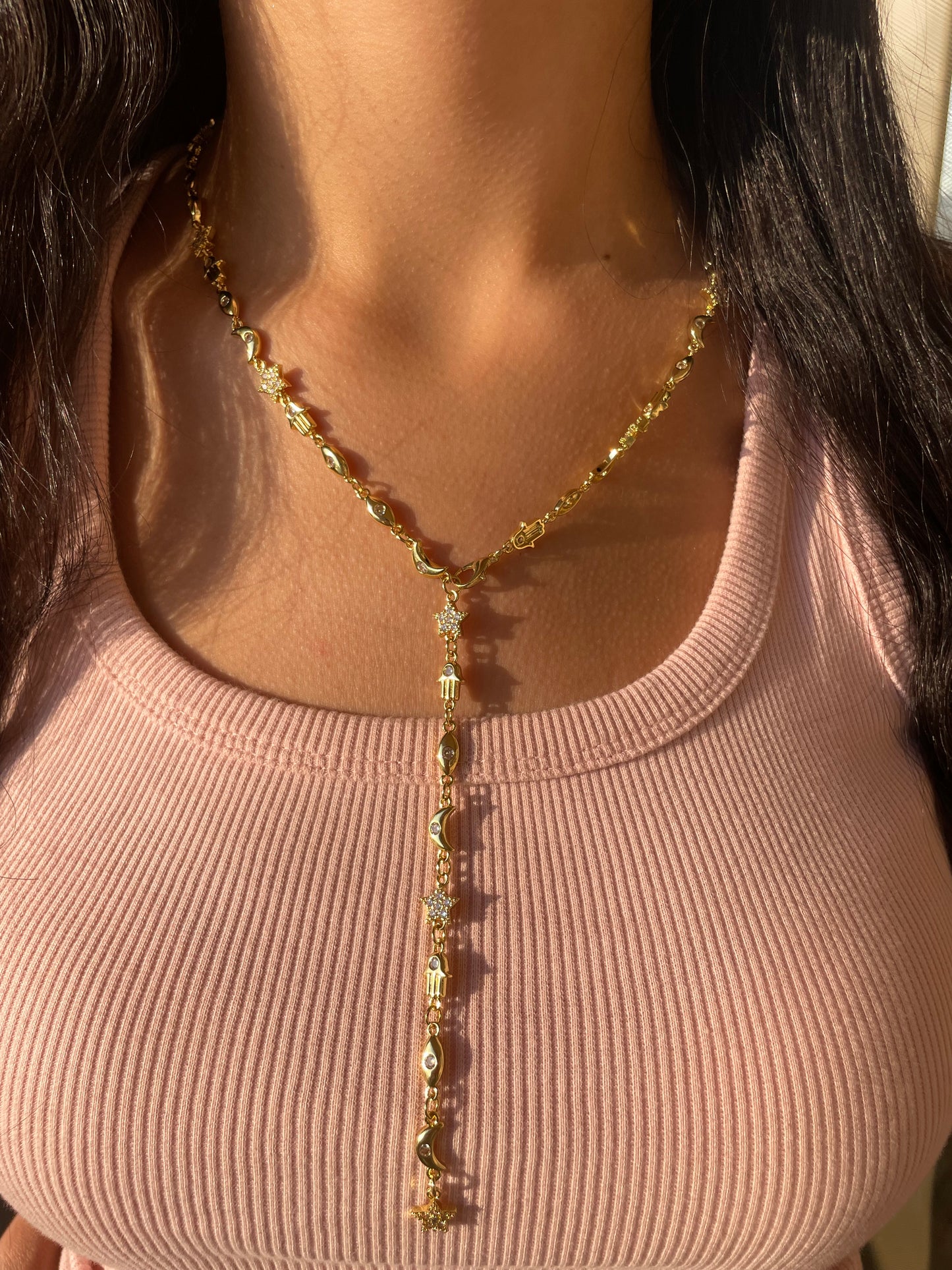 Starry Night drop Necklace