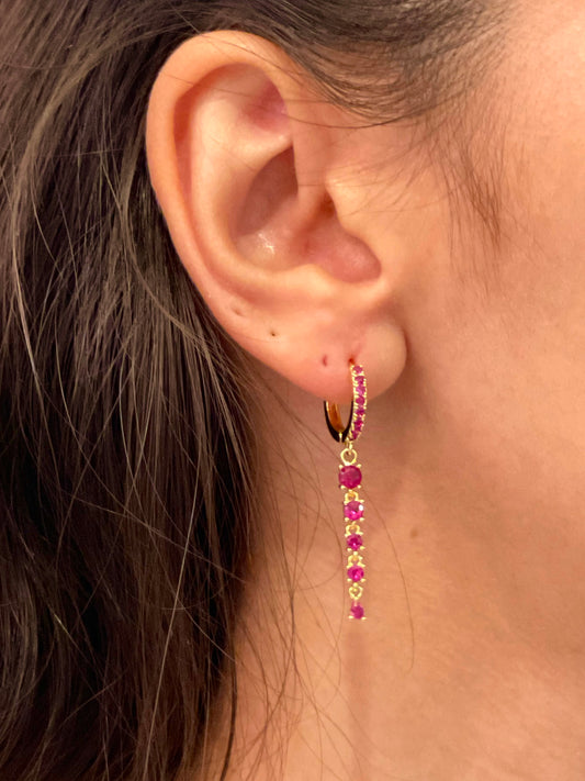 Tennis Pink Single Piercing