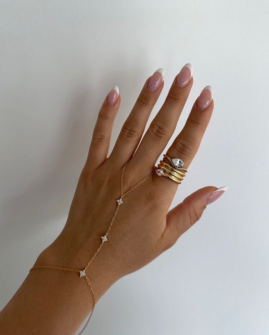 Mini Floral Hand Chain