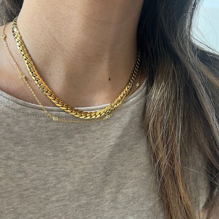 Thick heaven Gold Necklace