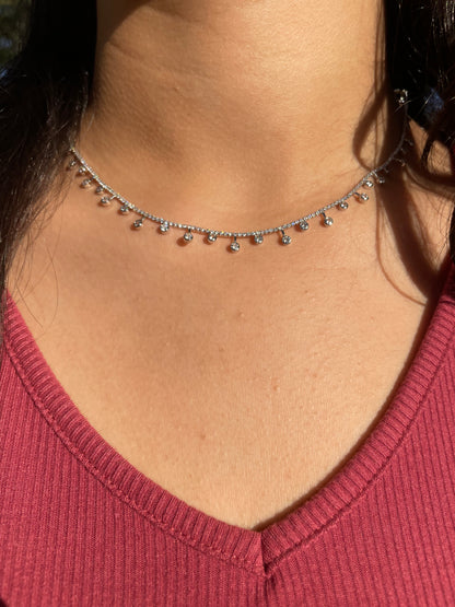 Cyra Silver Necklace