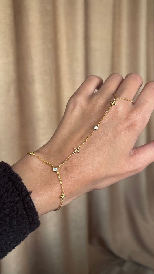 Mini Flowers Hand Chain