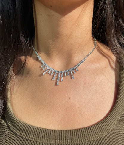 Emira Silver Necklace
