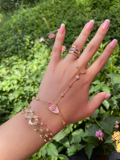 Evil Eye Hand Chain