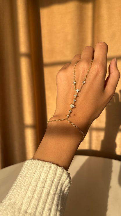 سلسلة يد مرصعة بالألماس من ستاربرست
