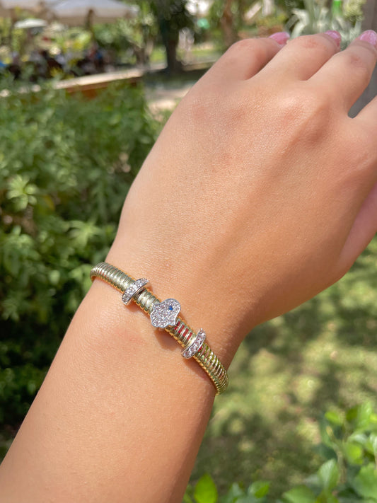 Gold Lazura Bangle