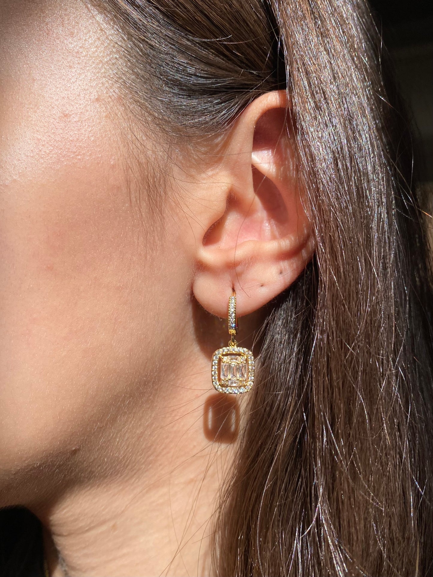 Baguette Glow Earrings