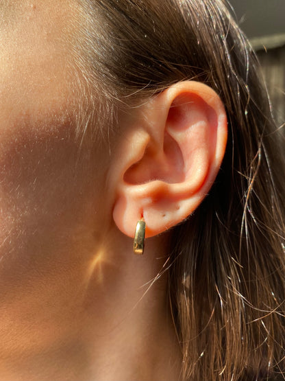 Thick Hoops Earrings