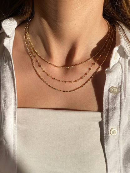 Trio chain necklace